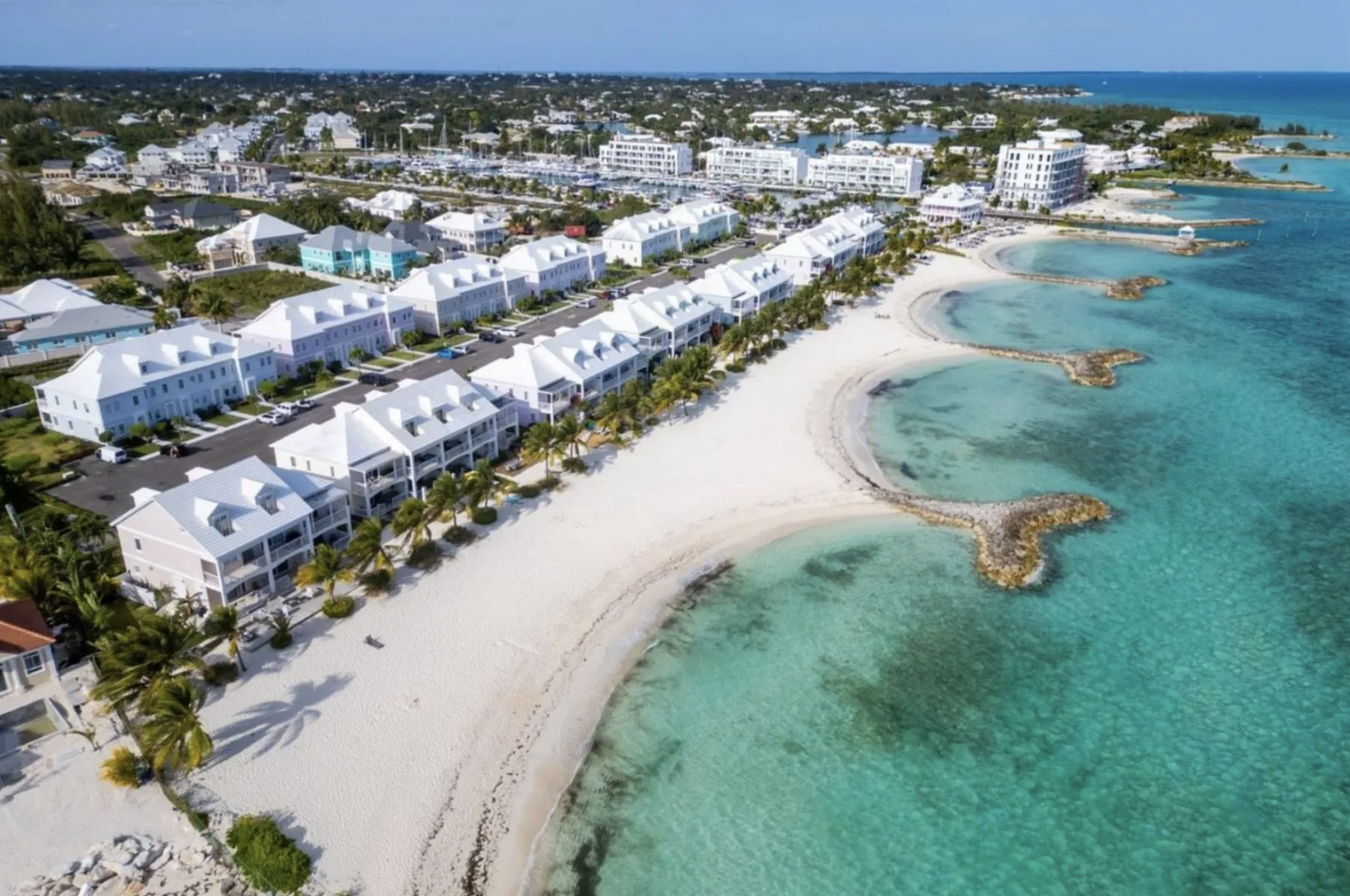 Palm Cay Nassau Bahamas community amenities - beach and marina